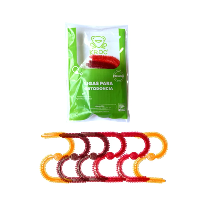 6 Módulos en S surtidos rojos y naranjas