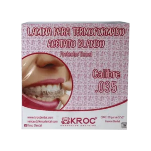 Lámina de acetato blando calibre .35
