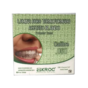 Lámina de acetato blando calibre .60