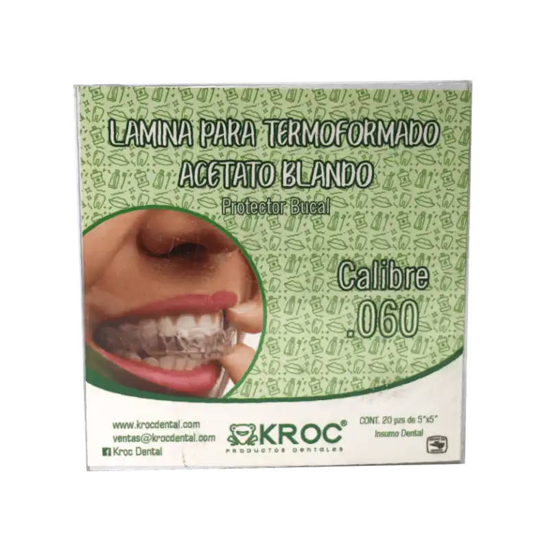 Lámina de acetato blando calibre .60