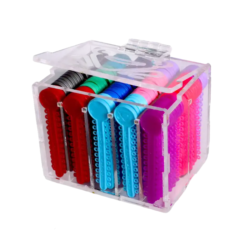 Exhibidor módulos llave con ligas 100 pzas