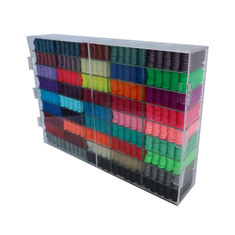 Exhibidor módulos llave con ligas 2250 pzas