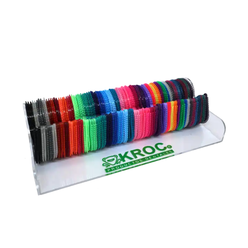 Exhibidor módulo en S con ligas 160 pzas