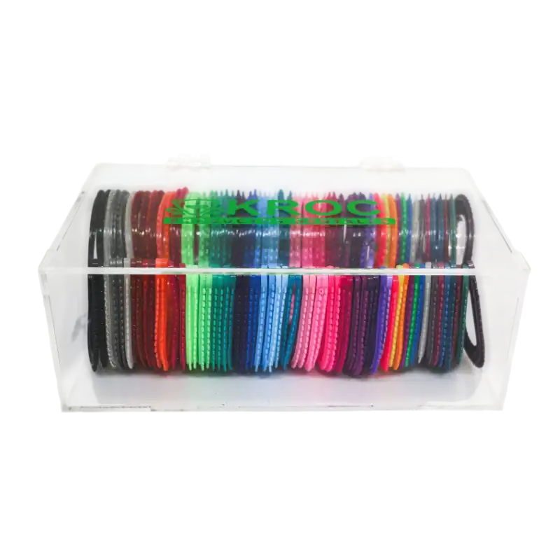 Exhibidor módulo en S con tapa con ligas 100 pzas