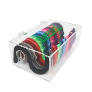 Exhibidor módulo en S con tapa con ligas 60 pzas